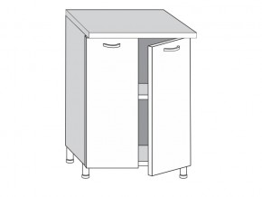 2.60.2 Шкаф-стол на 600мм с 2-мя дверцами в Лесном - lesnoj.magazinmebel.ru | фото
