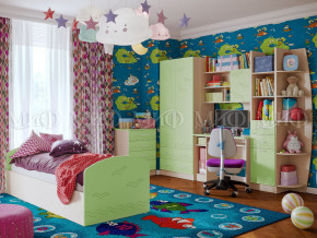 Детская комната Юниор-2 Салатовый в Лесном - lesnoj.magazinmebel.ru | фото
