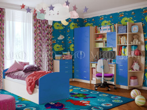 Детская комната Юниор-2 Синий в Лесном - lesnoj.magazinmebel.ru | фото - изображение 1