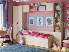 Детская комната Вега 1 Дуб беленый в Лесном - lesnoj.magazinmebel.ru | фото