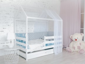 Детская кровать Домик Эко с ящиками белый в Лесном - lesnoj.magazinmebel.ru | фото - изображение 2