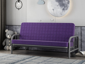 Диван-кровать Мадлен 4 Серый-Фиолетовый в Лесном - lesnoj.magazinmebel.ru | фото