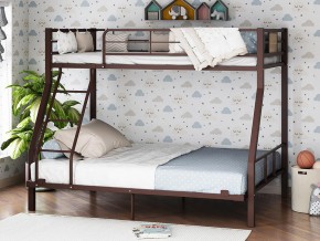 Двухъярусная кровать Гранада-1 140 Коричневый в Лесном - lesnoj.magazinmebel.ru | фото