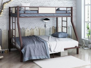 Двухъярусная кровать Гранада 140 коричневый в Лесном - lesnoj.magazinmebel.ru | фото