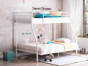 Двухъярусная кровать Гранада-2 140 белая в Лесном - lesnoj.magazinmebel.ru | фото