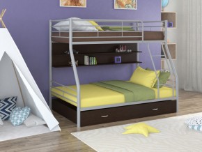 Двухъярусная кровать Гранада 2 ПЯ Серая в Лесном - lesnoj.magazinmebel.ru | фото