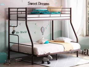 Двухъярусная кровать Гранада-3 140 коричневый в Лесном - lesnoj.magazinmebel.ru | фото
