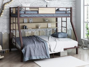 Двухъярусная кровать Гранада П 140 коричневый в Лесном - lesnoj.magazinmebel.ru | фото