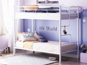 Двухъярусная кровать Севилья-4 белый в Лесном - lesnoj.magazinmebel.ru | фото