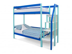 Двухъярусная кровать Svogen мятно-синий в Лесном - lesnoj.magazinmebel.ru | фото