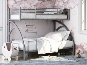 Двухъярусная кровать Виньола 2 Серая в Лесном - lesnoj.magazinmebel.ru | фото