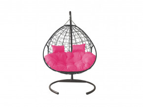 Кокон Для двоих с ротангом розовая подушка в Лесном - lesnoj.magazinmebel.ru | фото