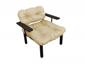 Кресло Дачное бежевая подушка в Лесном - lesnoj.magazinmebel.ru | фото