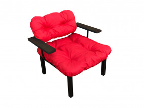 Кресло Дачное красная подушка в Лесном - lesnoj.magazinmebel.ru | фото