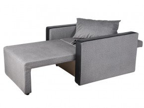 Кресло-кровать Милена с подлокотниками велюр серый в Лесном - lesnoj.magazinmebel.ru | фото - изображение 2