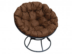 Кресло Папасан без ротанга коричневая подушка в Лесном - lesnoj.magazinmebel.ru | фото