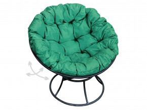 Кресло Папасан пружинка без ротанга зелёная подушка в Лесном - lesnoj.magazinmebel.ru | фото