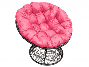 Кресло Папасан с ротангом розовая подушка в Лесном - lesnoj.magazinmebel.ru | фото