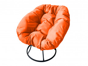 Кресло Пончик без ротанга оранжевая подушка в Лесном - lesnoj.magazinmebel.ru | фото - изображение 1