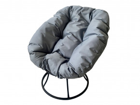 Кресло Пончик без ротанга серая подушка в Лесном - lesnoj.magazinmebel.ru | фото - изображение 1