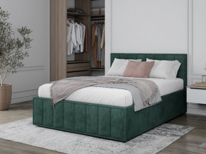 Кровать 1400 Лана зеленый велюр в Лесном - lesnoj.magazinmebel.ru | фото