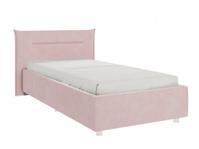 Кровать Альба 900 велюр нежно-розовый в Лесном - lesnoj.magazinmebel.ru | фото