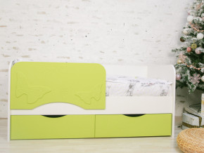 Кровать Бабочка белый/салатовый софт в Лесном - lesnoj.magazinmebel.ru | фото
