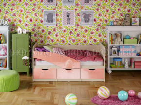 Кровать Бабочки 1600 Розовый металлик в Лесном - lesnoj.magazinmebel.ru | фото