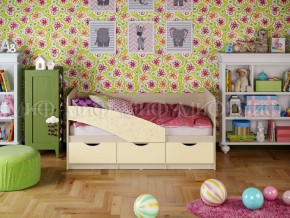 Кровать Бабочки 1600 Ваниль в Лесном - lesnoj.magazinmebel.ru | фото