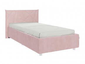 Кровать Бест 900 велюр нежно-розовый в Лесном - lesnoj.magazinmebel.ru | фото