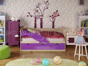 Кровать Дельфин-1 1800 Фиолетовый металлик в Лесном - lesnoj.magazinmebel.ru | фото