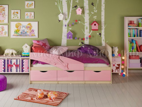 Кровать Дельфин 1600 Розовый металлик в Лесном - lesnoj.magazinmebel.ru | фото