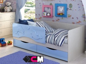 Кровать детская Алиса КР 812 голубая 1600 в Лесном - lesnoj.magazinmebel.ru | фото
