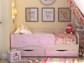 Кровать детская Алиса КР 812 розовая 1600 в Лесном - lesnoj.magazinmebel.ru | фото