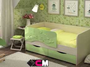 Кровать детская Алиса КР 812 зеленая 1600 в Лесном - lesnoj.magazinmebel.ru | фото