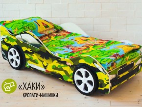 Кровать детская машина Хаки в Лесном - lesnoj.magazinmebel.ru | фото - изображение 2