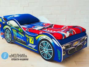 Кровать детская машина Молния в Лесном - lesnoj.magazinmebel.ru | фото