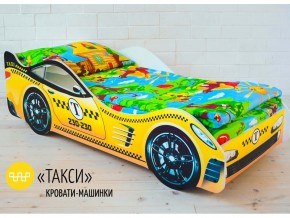 Кровать детская машина Такси в Лесном - lesnoj.magazinmebel.ru | фото
