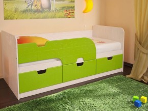 Кровать детская Минима лайм в Лесном - lesnoj.magazinmebel.ru | фото