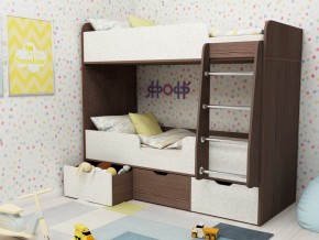 Кровать двухъярусная Малыш двойняшка бодега-феритейл в Лесном - lesnoj.magazinmebel.ru | фото