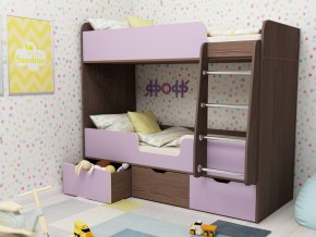 Кровать двухъярусная Малыш двойняшка бодега-ирис в Лесном - lesnoj.magazinmebel.ru | фото