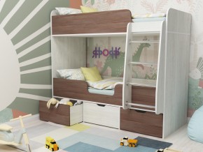 Кровать двухъярусная Малыш двойняшка винтерберг-бодега в Лесном - lesnoj.magazinmebel.ru | фото - изображение 1
