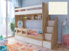 Кровать двухъярусная Юниор 1 с фасадом для рисования феритейл в Лесном - lesnoj.magazinmebel.ru | фото