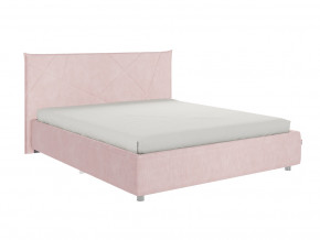 Кровать Квест 1600 велюр нежно-розовый в Лесном - lesnoj.magazinmebel.ru | фото - изображение 1