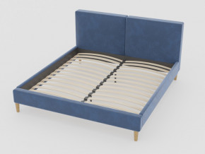 Кровать Линси 1200 синий в Лесном - lesnoj.magazinmebel.ru | фото