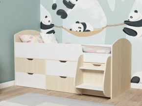 Кровать Малыш-7 Дуб-Белое дерево в Лесном - lesnoj.magazinmebel.ru | фото