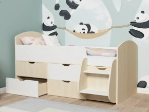 Кровать Малыш-7 Дуб-Белое дерево в Лесном - lesnoj.magazinmebel.ru | фото - изображение 3