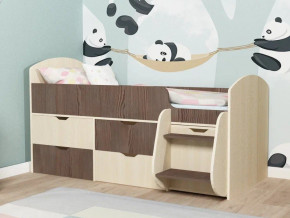 Кровать Малыш-7 Дуб-Бодега в Лесном - lesnoj.magazinmebel.ru | фото