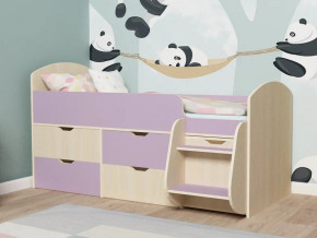 Кровать Малыш-7 Дуб-Ирис в Лесном - lesnoj.magazinmebel.ru | фото