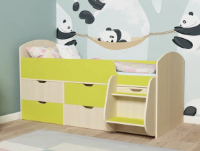 Кровать Малыш-7 Дуб-лайм в Лесном - lesnoj.magazinmebel.ru | фото
